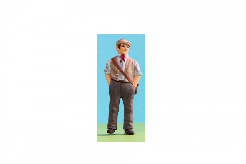 A001 Workman with hands in pocket